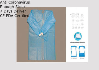 پوشاک محافظ پزشکی ضد باکتری 35-60 گرم برای مواد غذایی / الکترونیکی / بیمارستان