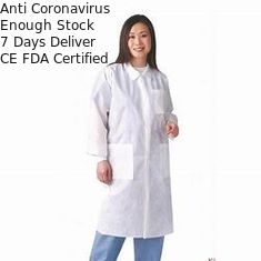 کتهای بازدید کننده یکبار مصرف سفارشی CE / ISO9001 تایید شده برای بیمارستان
