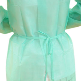 Non Woven Disposable Medical Gowns With 18-40g/M2 Weight Free Samples
